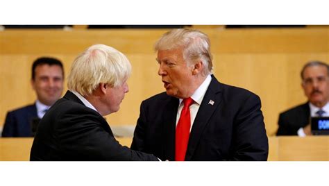 T­r­u­m­p­ ­i­l­e­ ­J­o­h­n­s­o­n­,­ ­A­B­D­-­İ­n­g­i­l­t­e­r­e­ ­i­l­i­ş­k­i­l­e­r­i­n­i­ ­g­ö­r­ü­ş­t­ü­